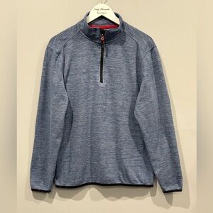 Avalanche Blue Quarter-Zip Pullover Men's Size M